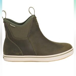 Mens 7, Women 9, XTRATUF Waterproof 6” Leather Deck Boot Excellent Cond OLIVE